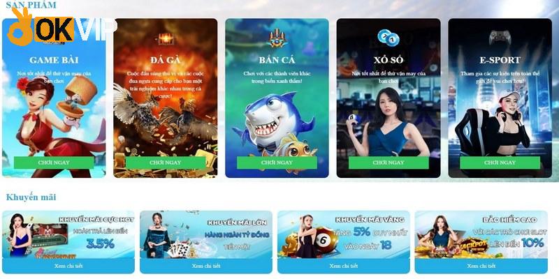 Thư viện game cá cược đa dạng